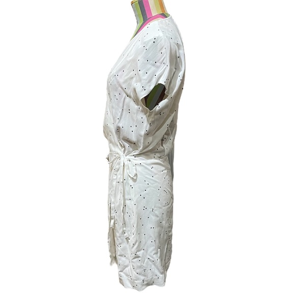 OAK + FORT Polka Dot Mini Wrap Dress 0768 - Picture 4 of 7